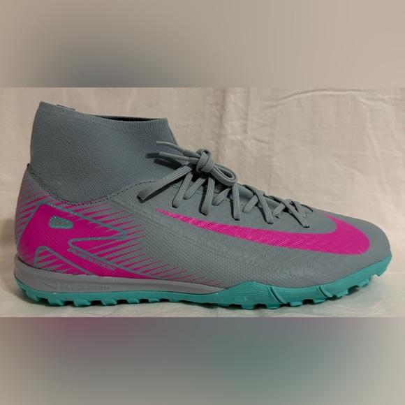 Nike Zoom Mercurial Superfly 10 Academy Turf Soccer Shoes FQ8331-301 Men Size - Picture 1 of 8